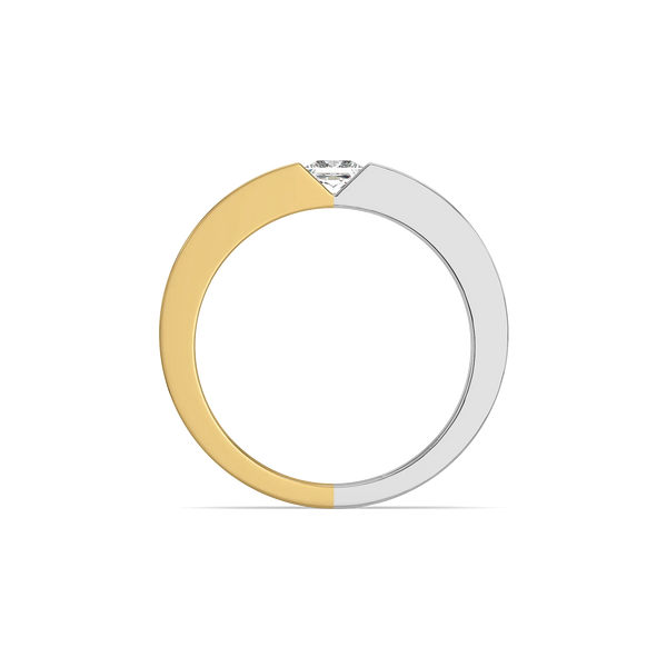 Split V Axis - Lab Diamond Men's Ring