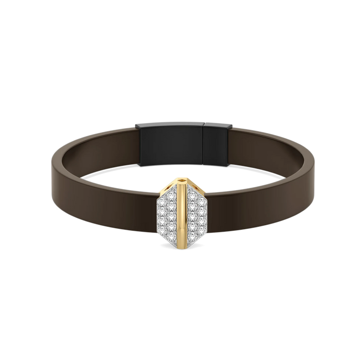 Hexa Edge - Lab Diamond Men's Bracelet
