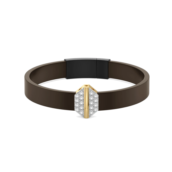 Hexa Edge - Lab Diamond Men's Bracelet