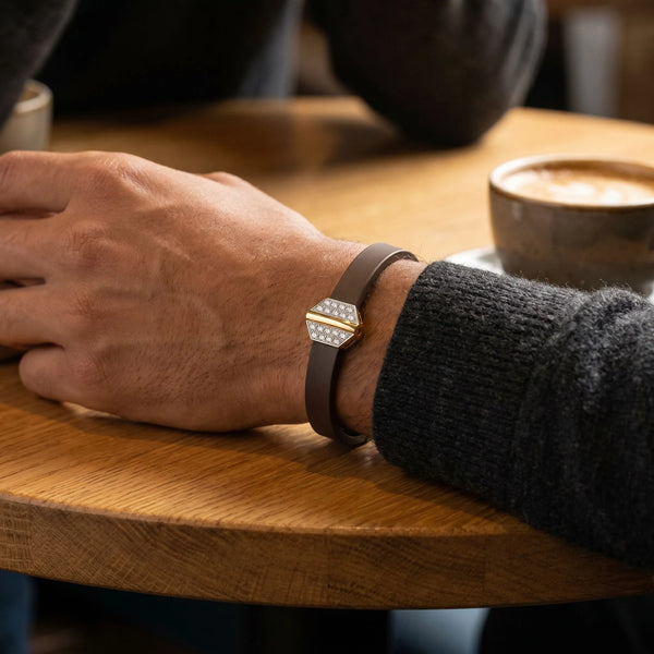 Hexa Edge - Lab Diamond Men's Bracelet