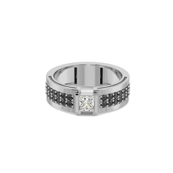 Black Dominion Lab Diamond Men's Ring
