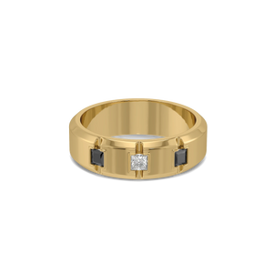 Chessboard Lab Diamond Men's Ring