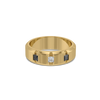 Chessboard Lab Diamond Men's Ring