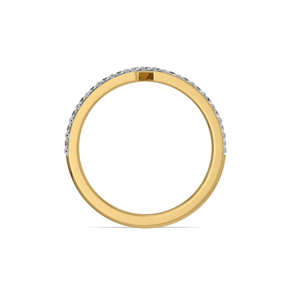 Black Axis Lab Diamond Men's Ring