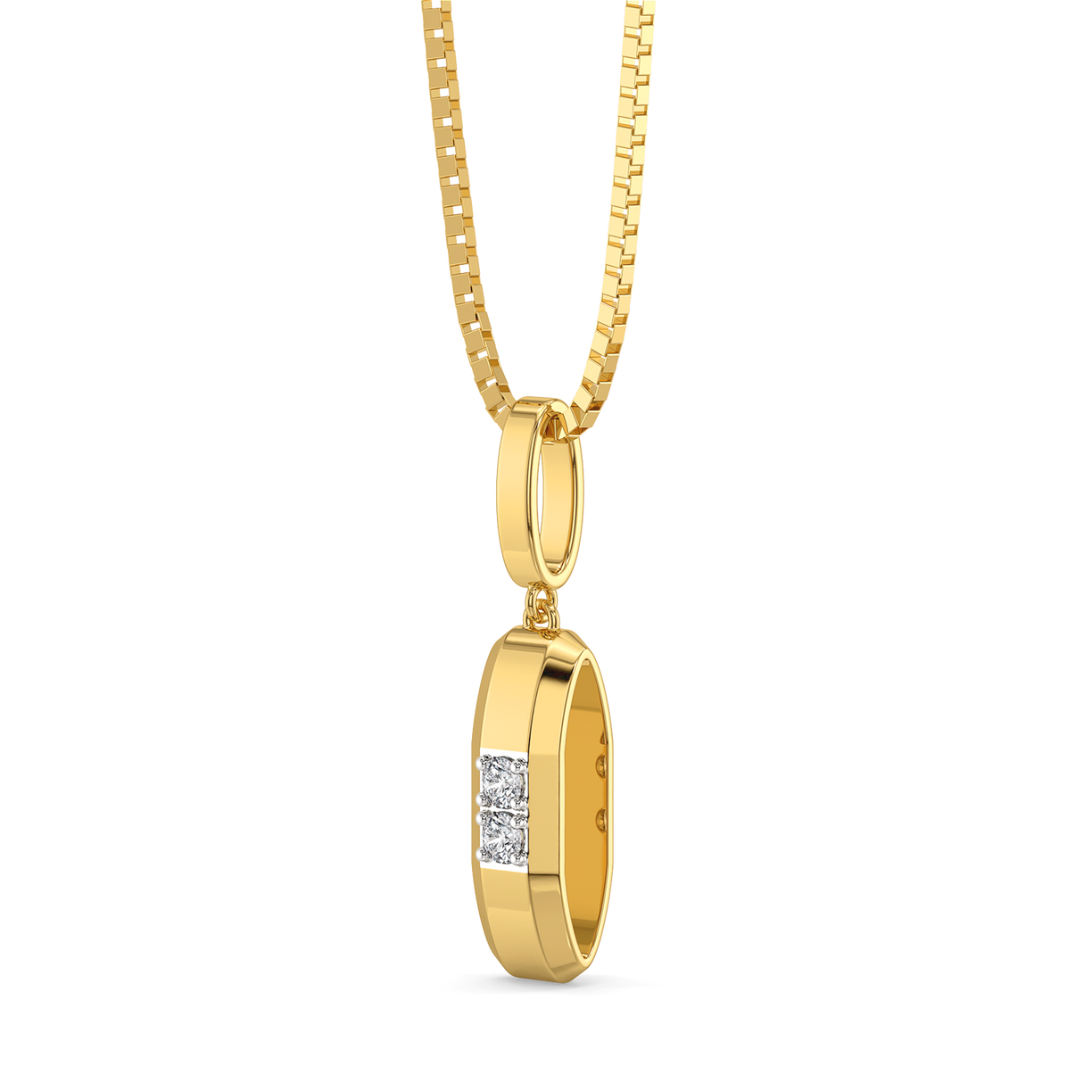 Masculine Edge - Lab Diamond Men's Pendant