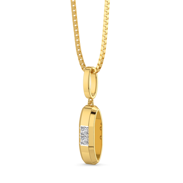 Masculine Edge - Lab Diamond Men's Pendant