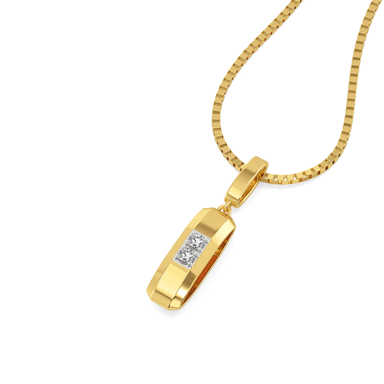 Masculine Edge - Lab Diamond Men's Pendant