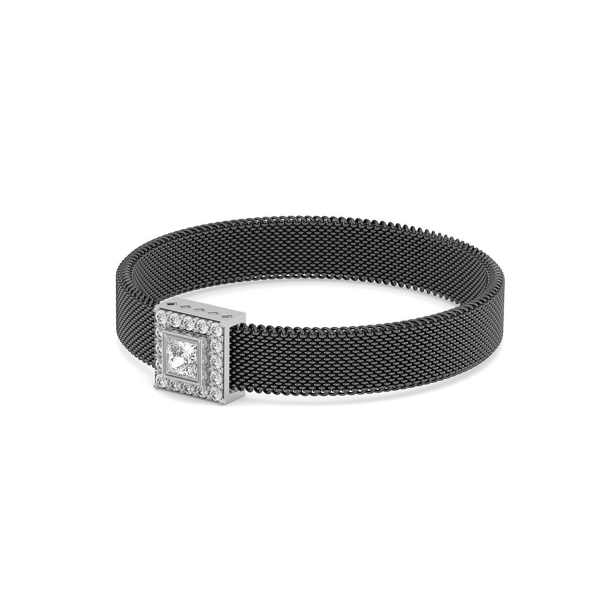 Built in Layers - Lab Diamond Men's Bracelet