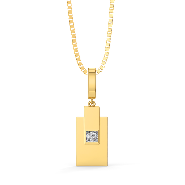 Built in Layers - Lab Diamond Men's Pendant