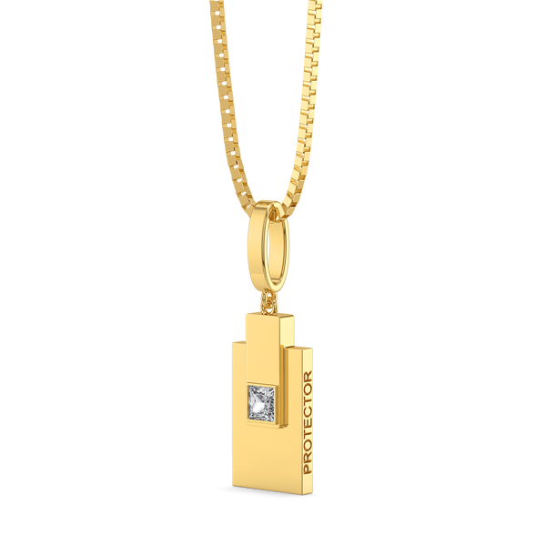 Built in Layers - Lab Diamond Men's Pendant