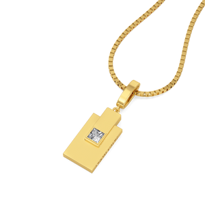 Built in Layers - Lab Diamond Men's Pendant