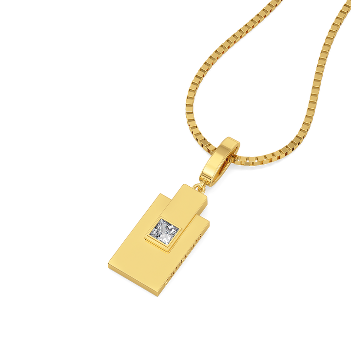 Built in Layers - Lab Diamond Men's Pendant