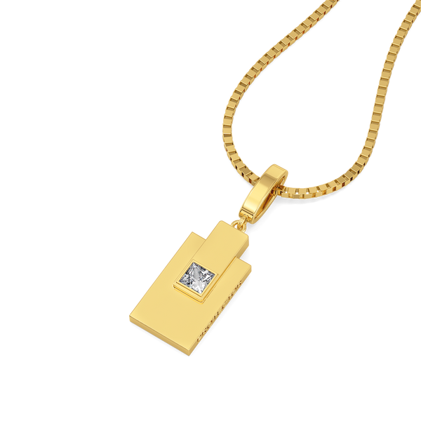 Built in Layers - Lab Diamond Men's Pendant