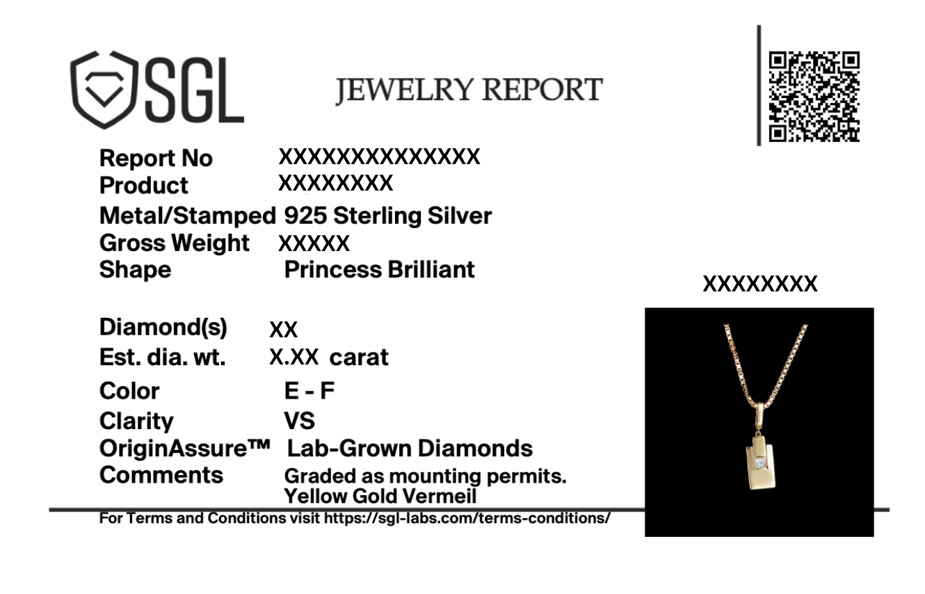 Built in Layers - Lab Diamond Men's Pendant