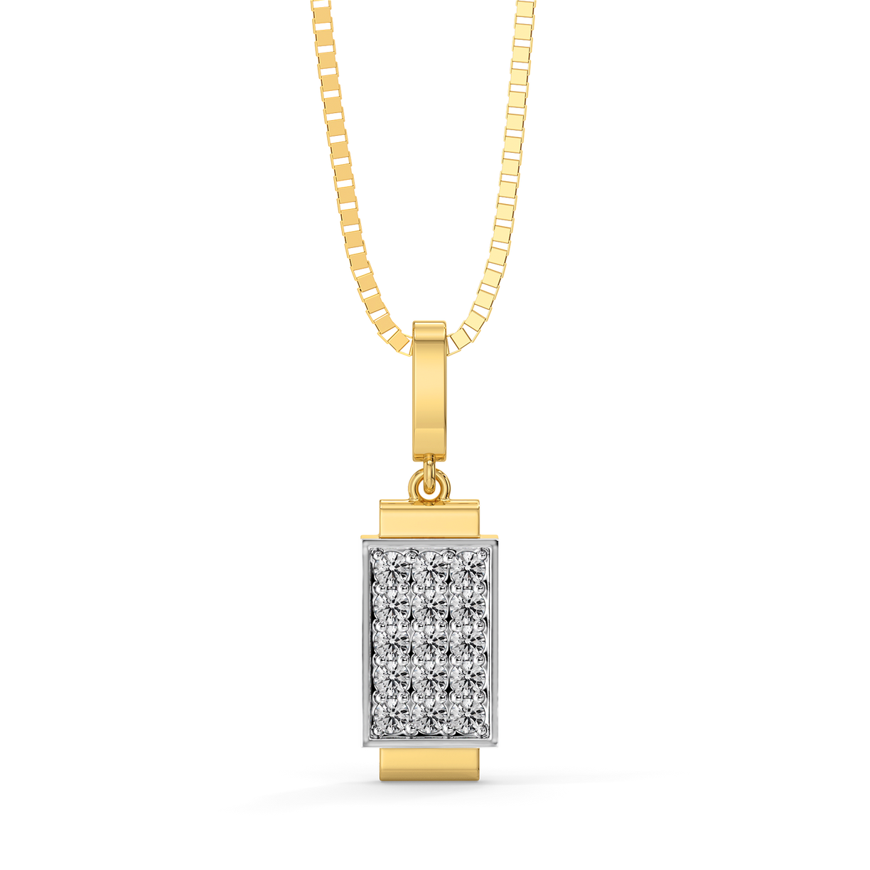 Solid Glint - Lab Diamond Men's Pendant