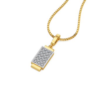 Solid Glint - Lab Diamond Men's Pendant
