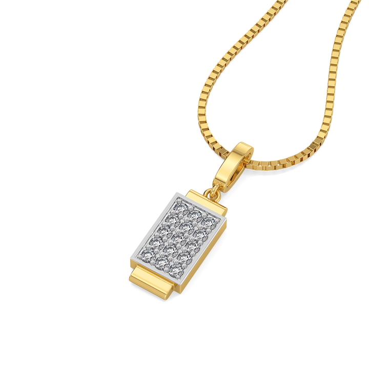 Solid Glint - Lab Diamond Men's Pendant