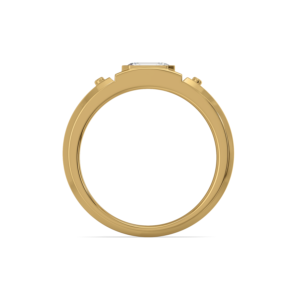 Modern Edge - Lab Diamond Men's Ring