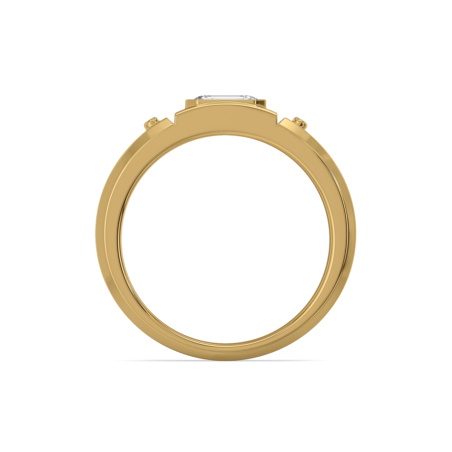 Modern Edge - Lab Diamond Men's Ring