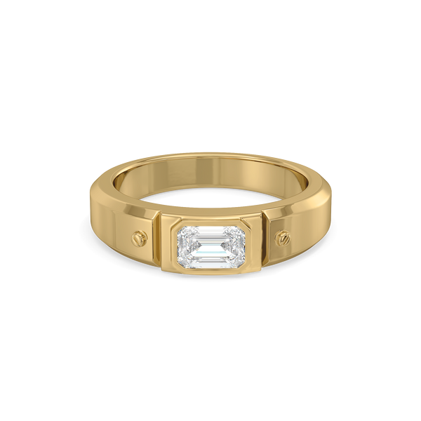 Modern Edge - Lab Diamond Men's Ring