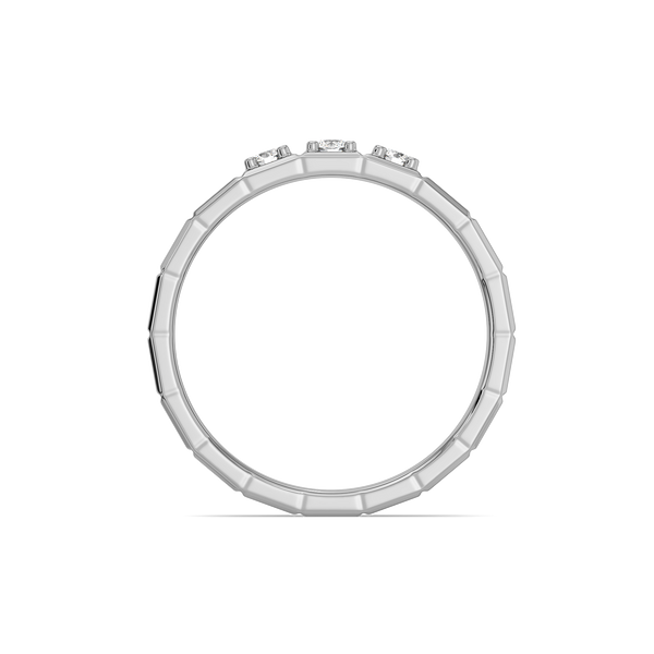 Triad Band - Lab Diamond Men's Ring