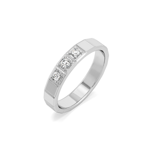 Triad Band - Lab Diamond Men's Ring