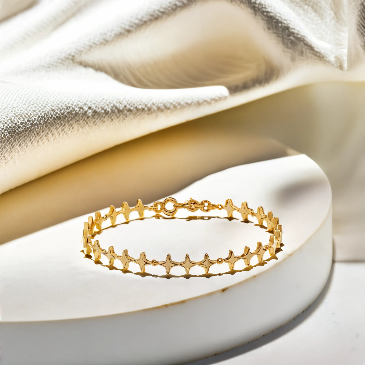 Twinkling Star - 18kt Gold Vermeil Tennis Bracelet