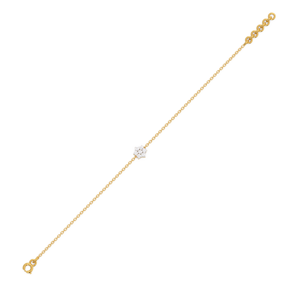 Floral Essence 18kt Gold Vermeil - Lab Grown Diamond Bracelet - Lukson