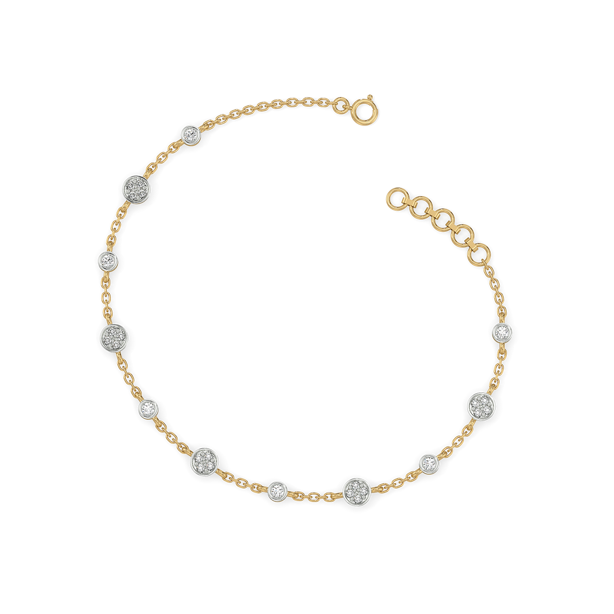 Multi Spheres - Lab Grown Diamond Radiance Bracelet for Women - Lukson 