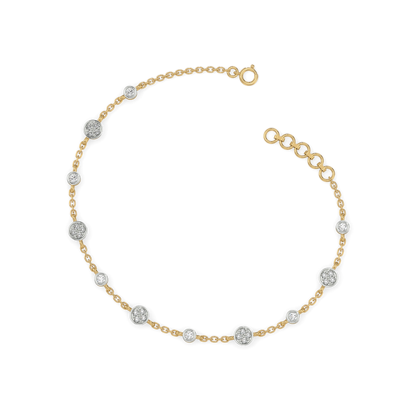 Multi Spheres - Lab Grown Diamond Radiance Bracelet for Women - Lukson 