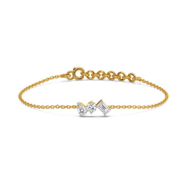 Toi-et-Moi - Lab Grown Diamond Bracelet - Lukson 