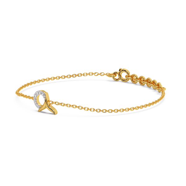 Serene Tail - Lab Grown Diamond Bracelet - Lukson 
