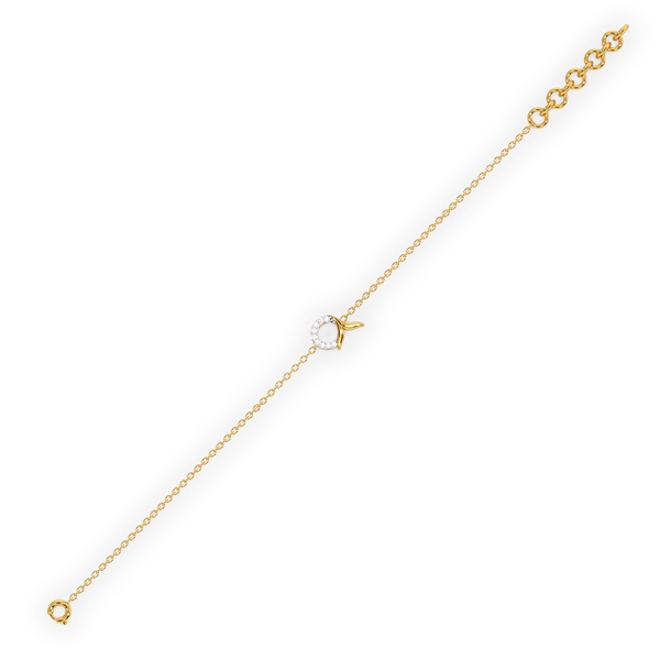 Serene Tail 925 sterling silver - Lab Grown Diamond Bracelet - Lukson 