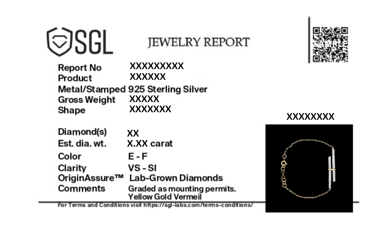 Edge of Elegance - Lab Diamond Bracelet