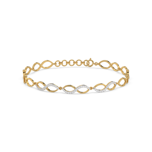 Lukson Infinity - Lab Grown Diamond Tennis Bracelet