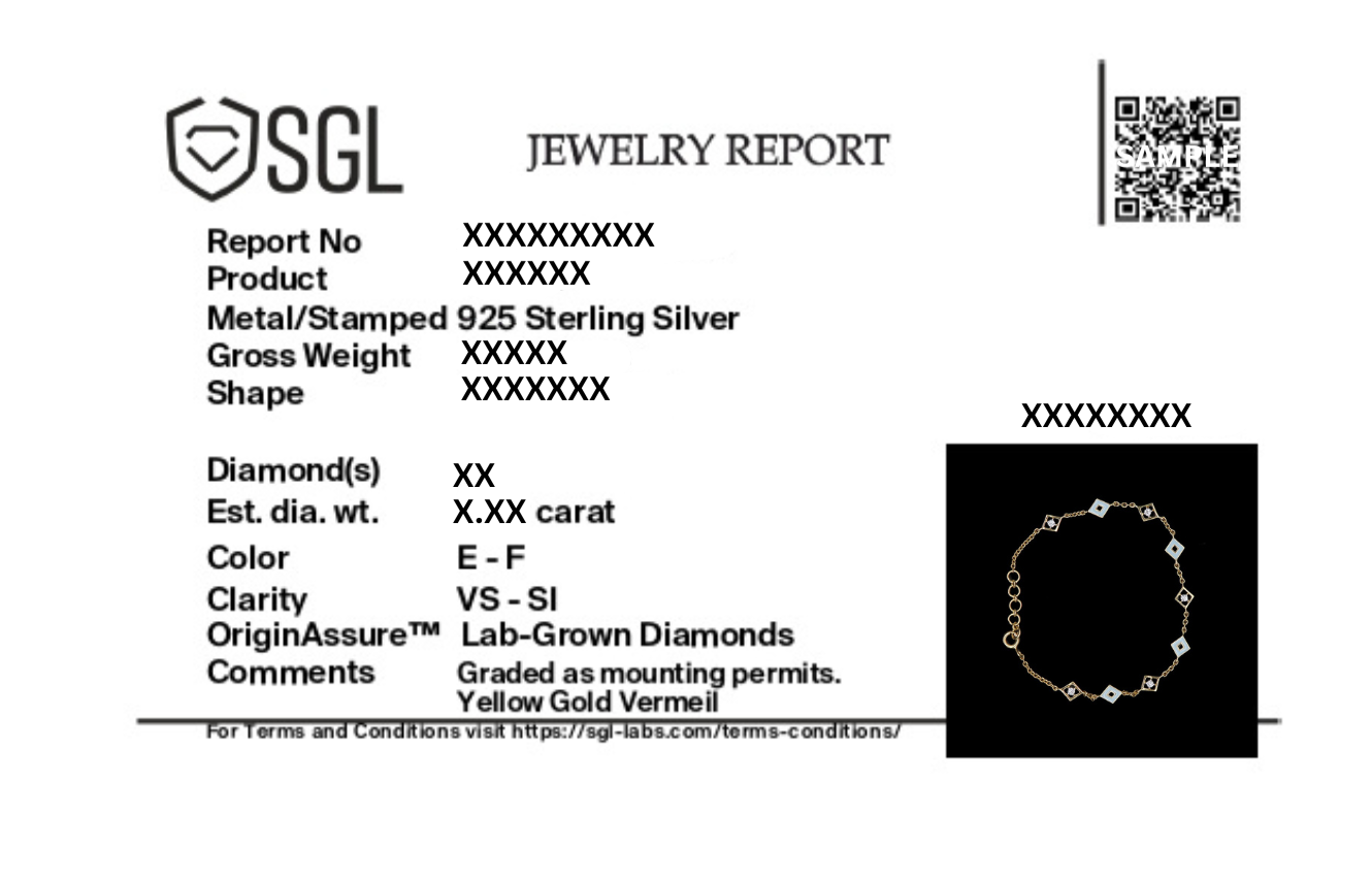Frosted Serenity - Lab Diamond Snowflakes Bracelet