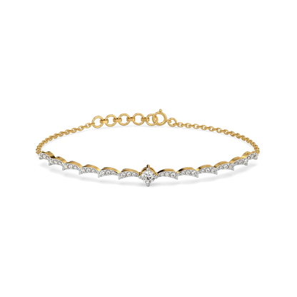 Stellar Shine – Lab Diamond Solitaire Bracelet