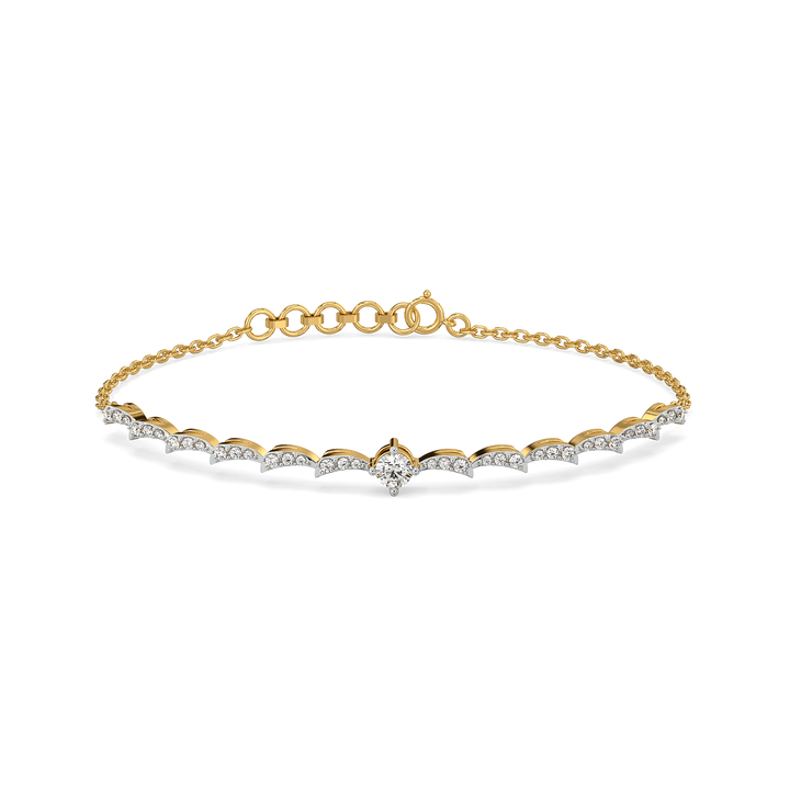 Stellar Shine – Lab Diamond Solitaire Bracelet