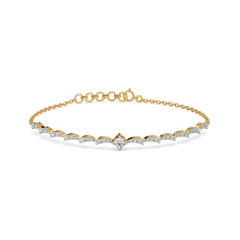 Stellar Shine – Lab Diamond Solitaire Bracelet