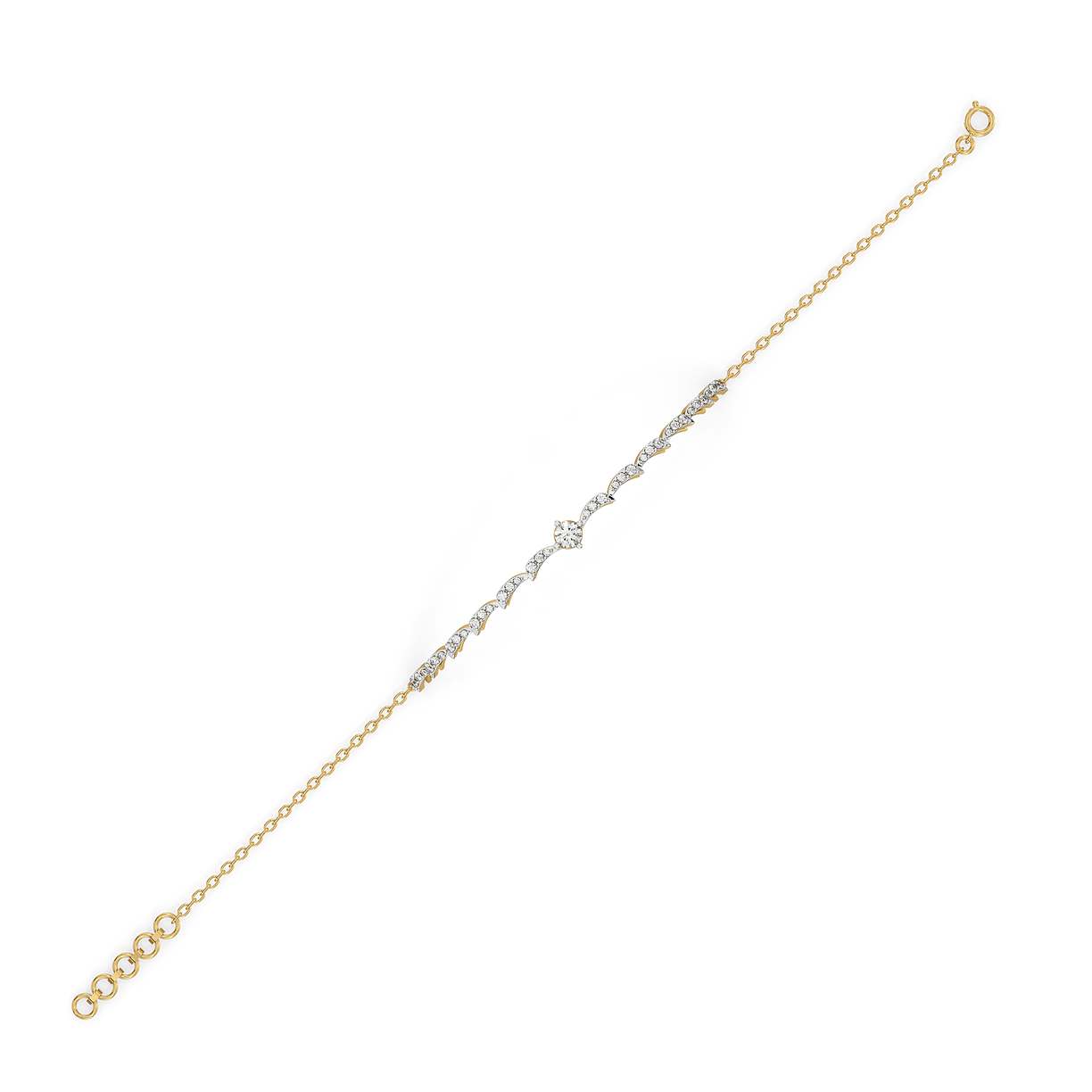 Stellar Shine – Lab Diamond Solitaire Bracelet