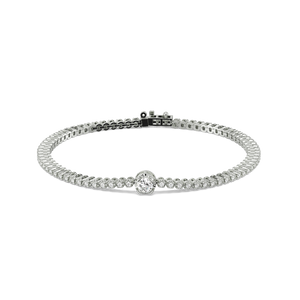 Luminous Charm - Lab Diamond Solitaire Bracelet