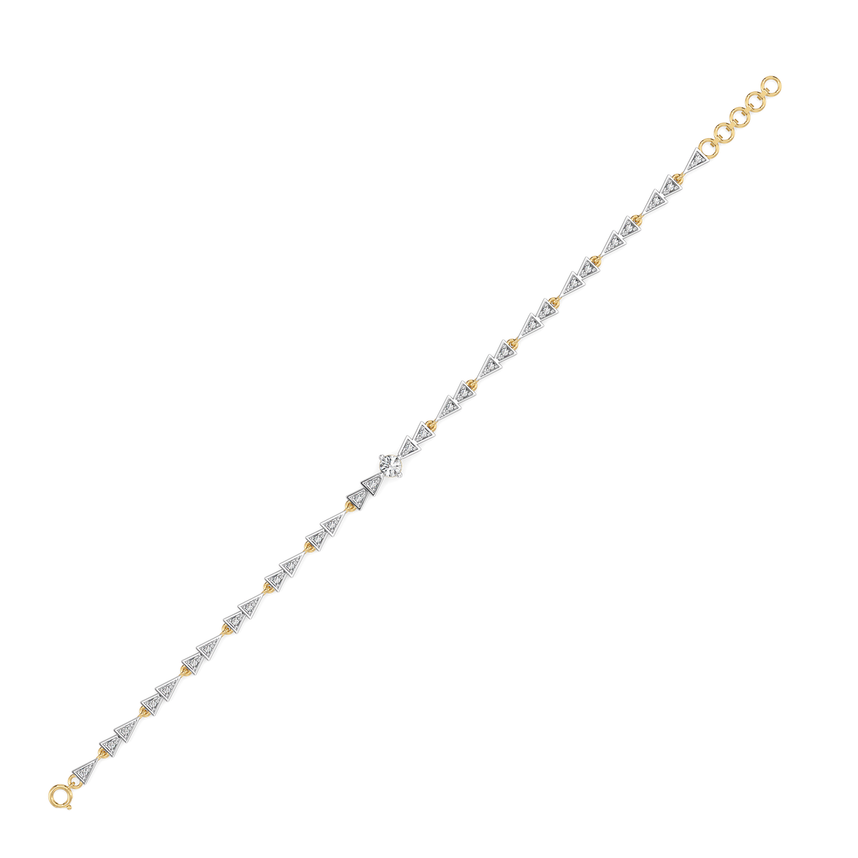 Majestic Arc - Lab Diamond Solitaire Bracelet