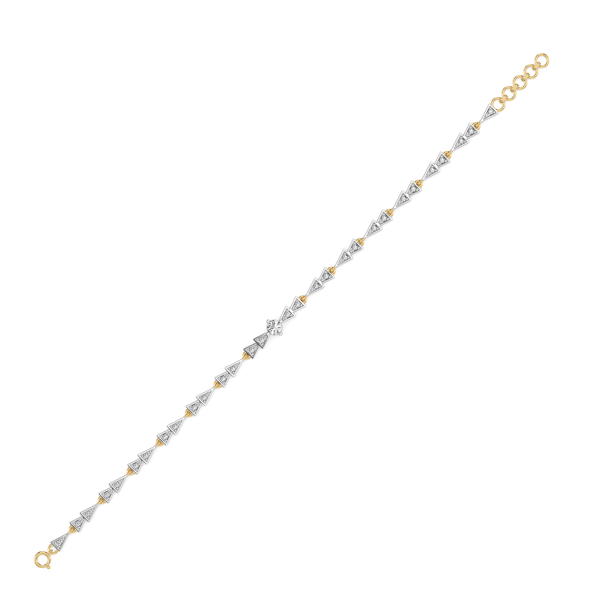 Majestic Arc - Lab Diamond Solitaire Bracelet