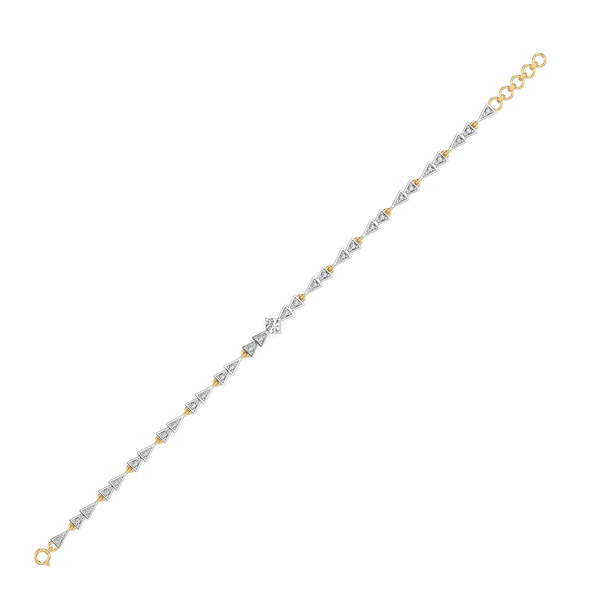 Majestic Arc - Lab Grown Diamond Solitaire Bracelet Online- Lukson 