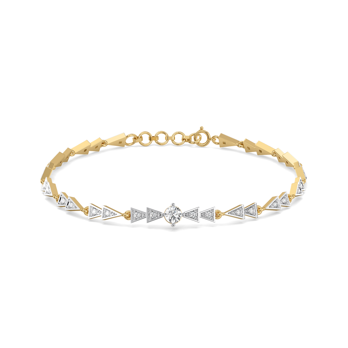 Majestic Arc - Lab Diamond Solitaire Bracelet