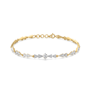 Majestic Arc - Lab Diamond Solitaire Bracelet