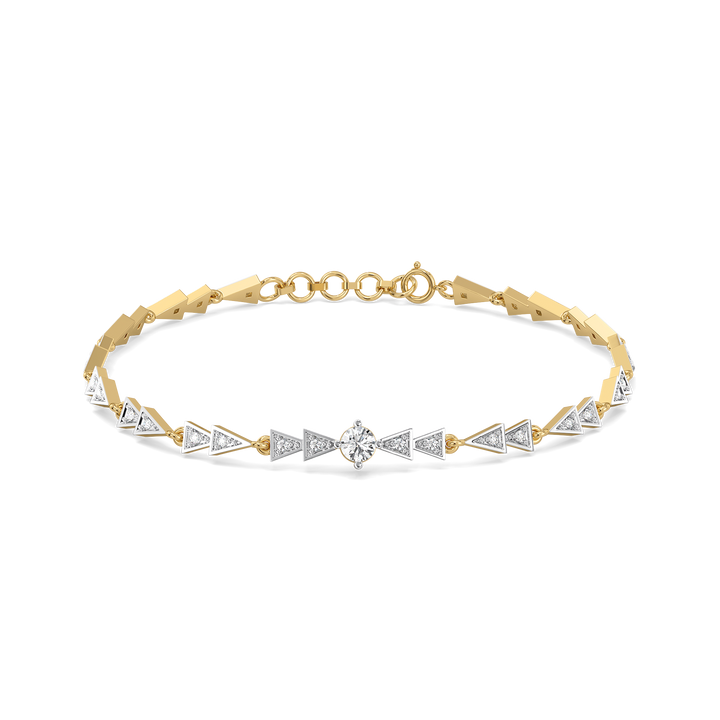 Majestic Arc - Lab Diamond Solitaire Bracelet