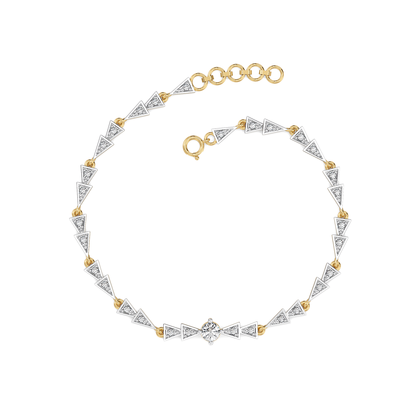 Majestic Arc - Lab Diamond Solitaire Bracelet