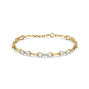 The Bow Knot - Lab Diamond Tennis Bracelet