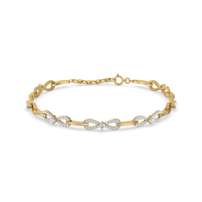 The Bow Knot - Lab Diamond Tennis Bracelet